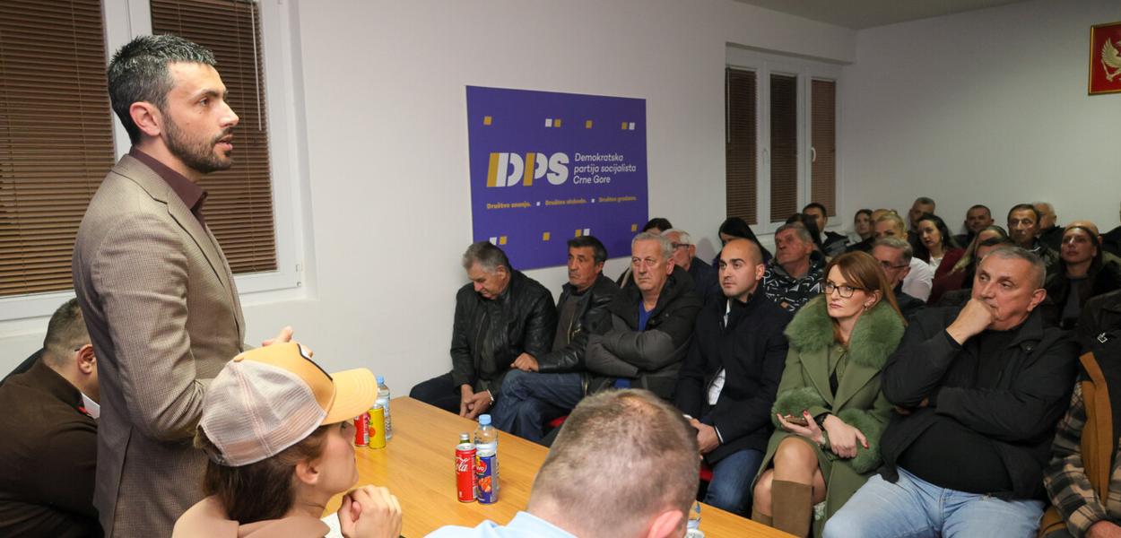 Danijel Živković u Šavniku (Foto: DPS)