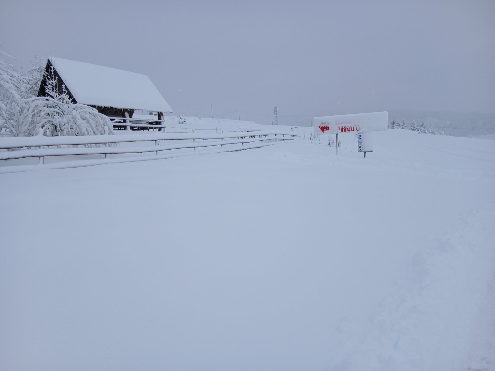 Snijeg na Kučkim Koritima