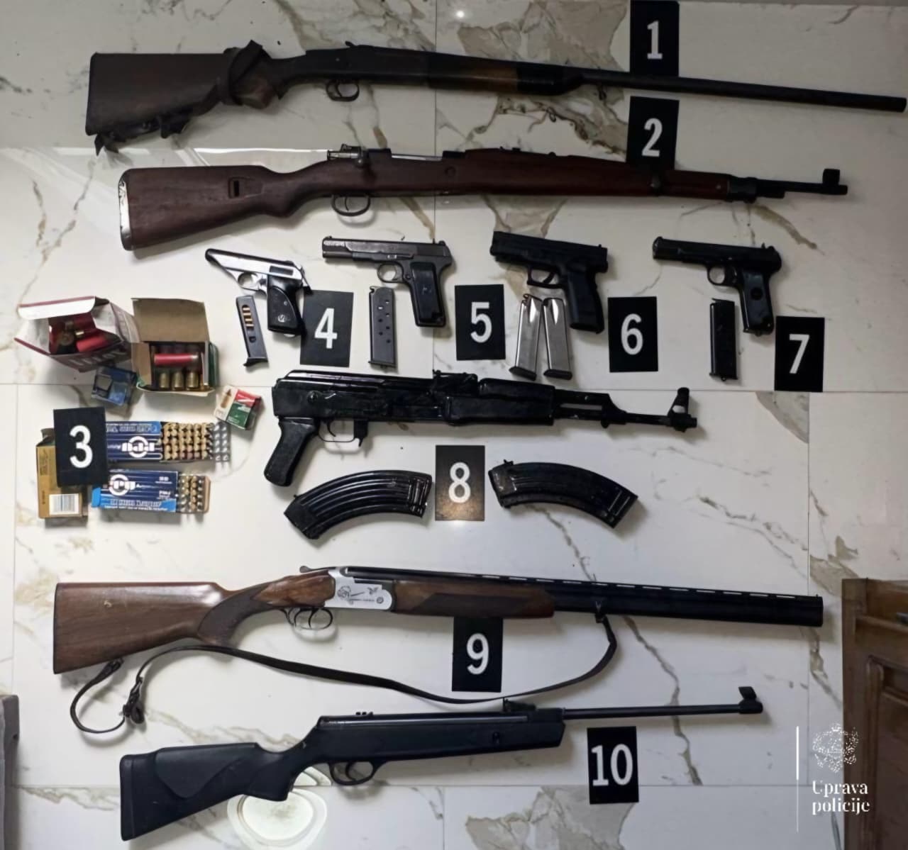 Zaplijenjeno oružje