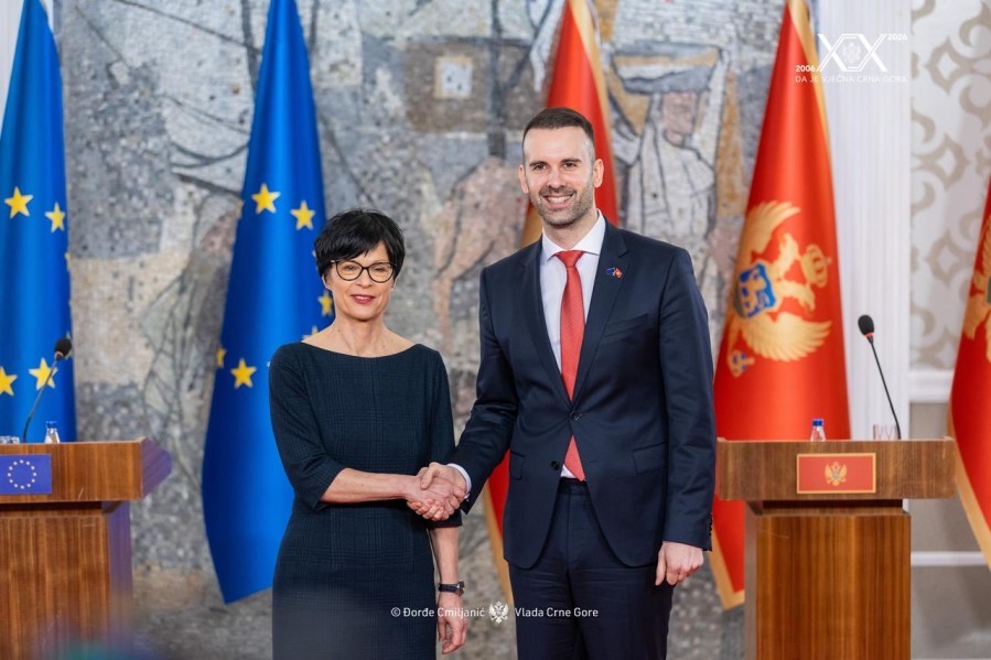 Marta Kos i Milojko Spajić (Foto: Vlada CG)