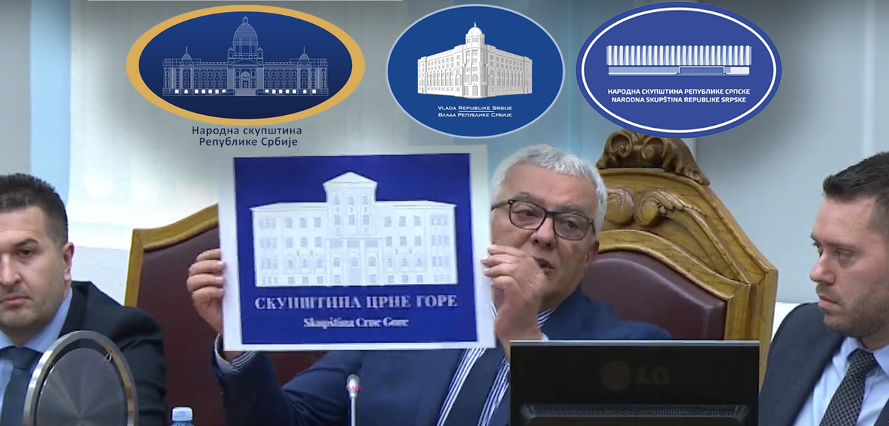JASNA PORUKA: Mandić promoviše novi logo Skupštine Crne Gore