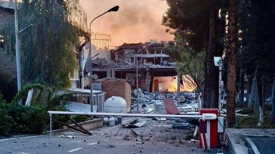 Pasteurov institut u ruševinama nakon udara (Foto: X)