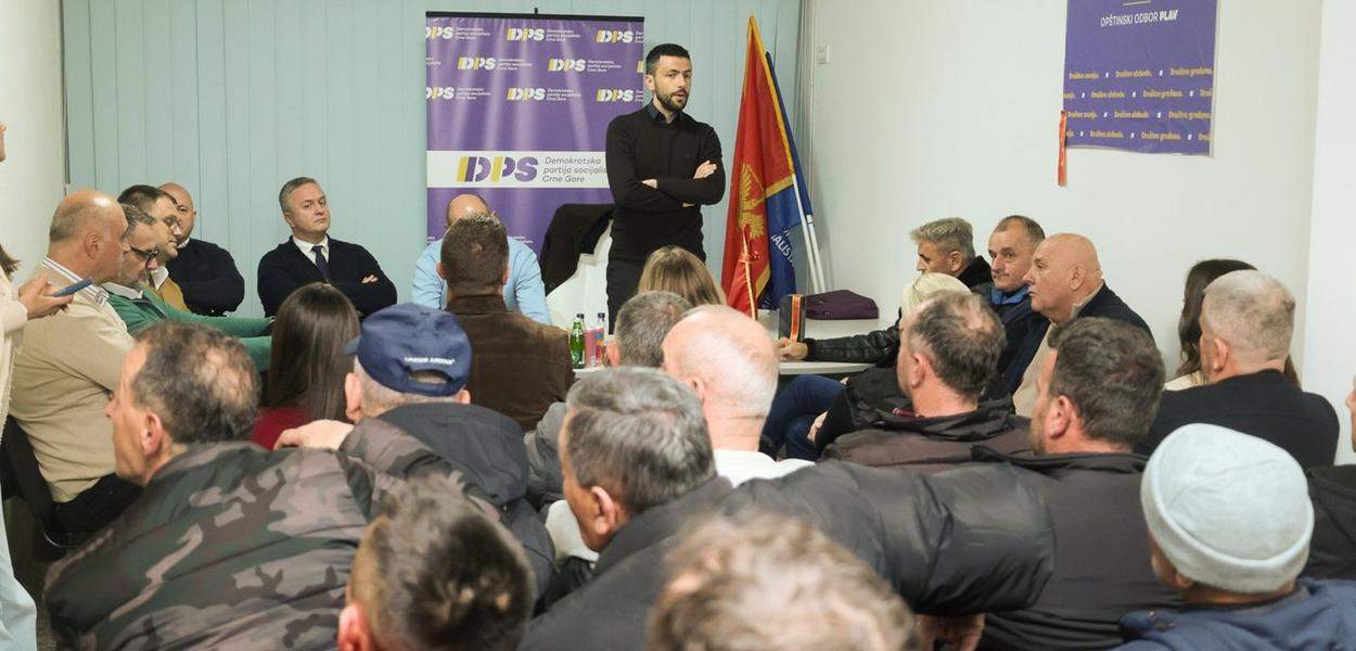 Živković u Plavu (Foto: DPS)