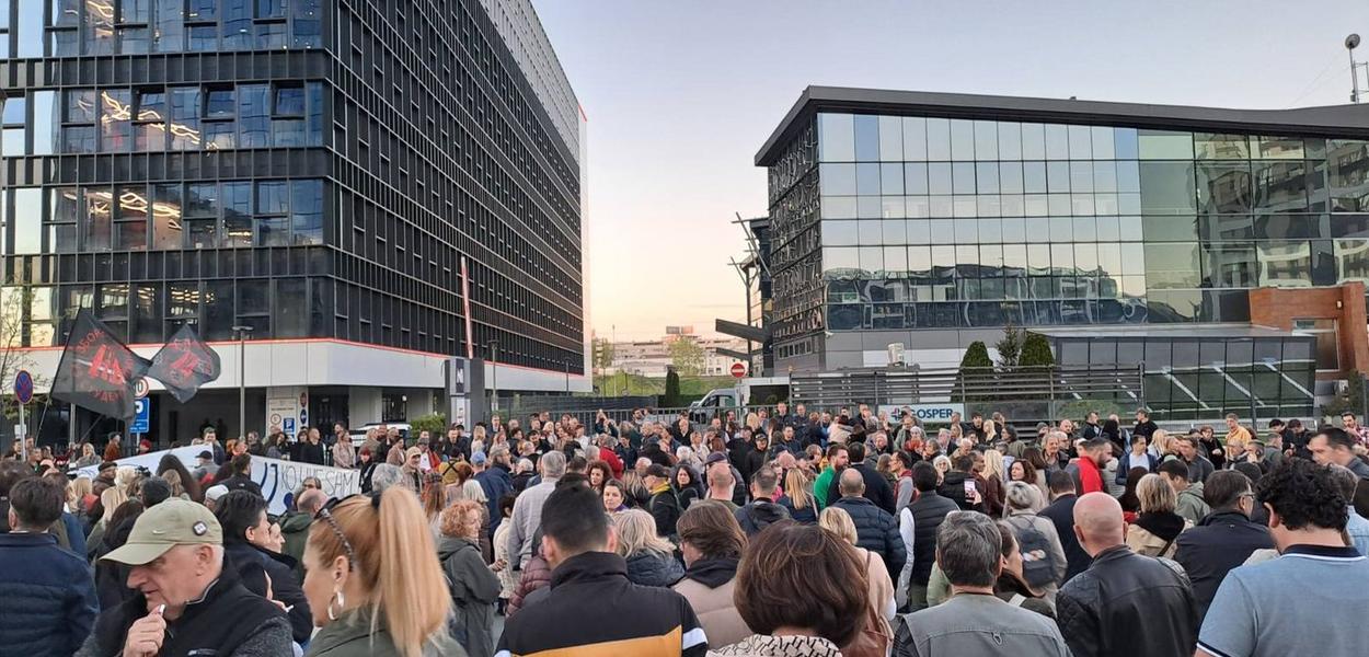 Sa večerašnjeg okupljanja (Foto: N1)