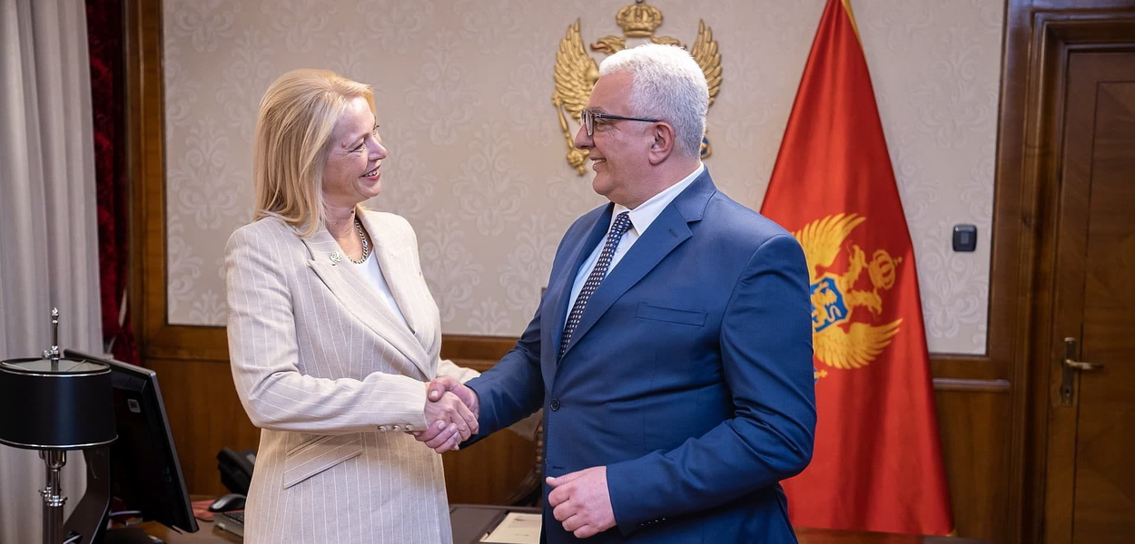 Danijela Đurović i Andrija Mandić (Foto: Skupština Crne Gore)