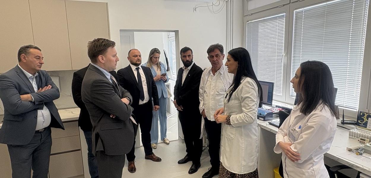 Šimun u posjeti Domu zdravlja Kolašin (Foto: Ministarstvo zdravlja)