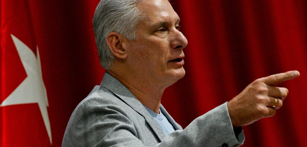 Migel Dijaz-Kanel (Foto: Adalberto Roque/Pool Photo via AP)