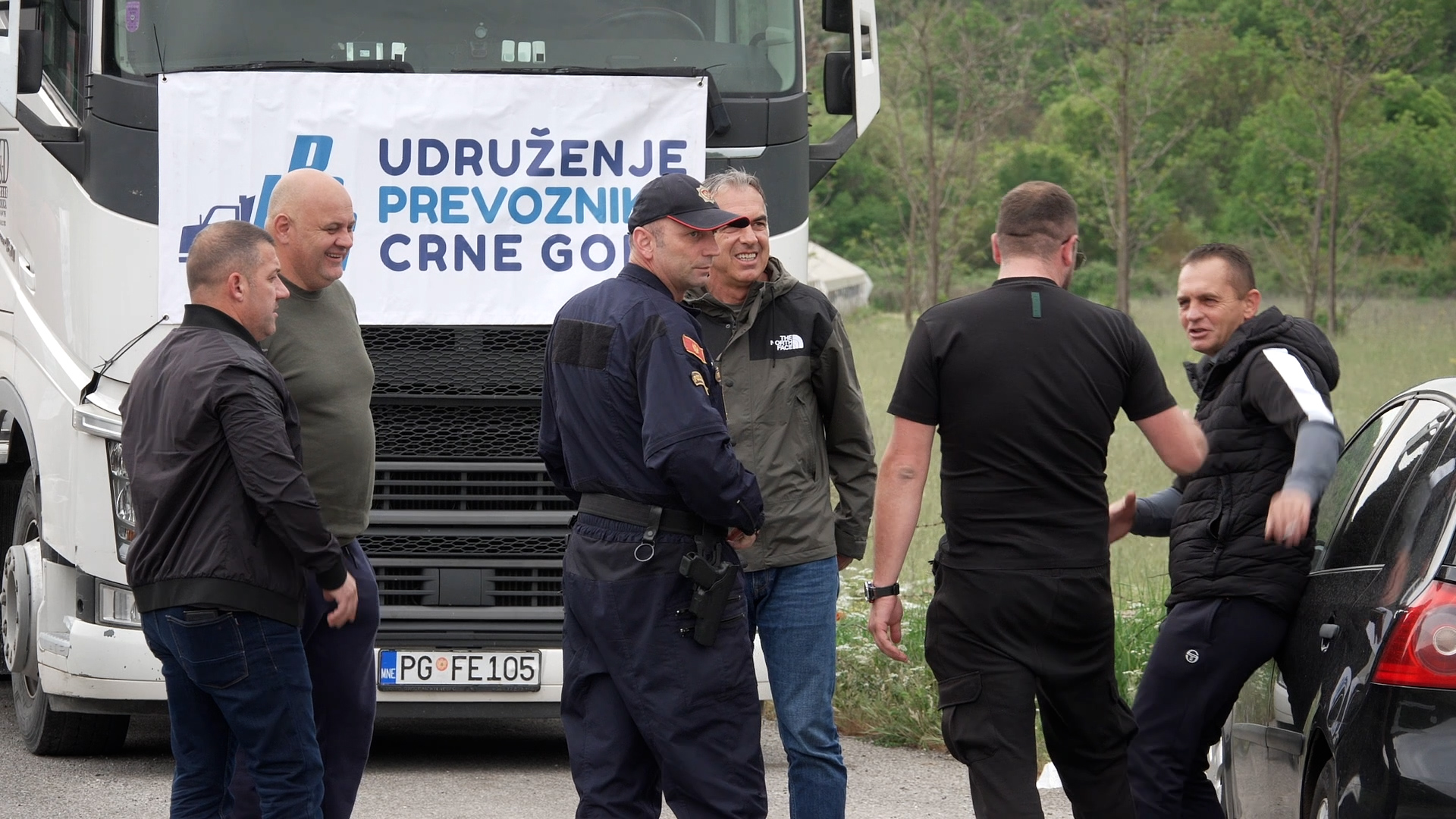 Blokada granica/Protest prevoznika