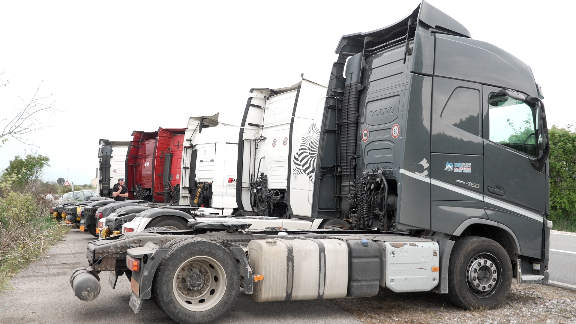 Blokada granica/Protest prevoznika
