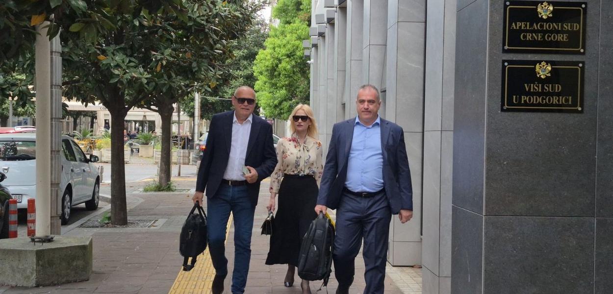 Milutin i Ljiljana Simović dolaze u Viši sud (Foto: Portal ETV/Marija Žižić)