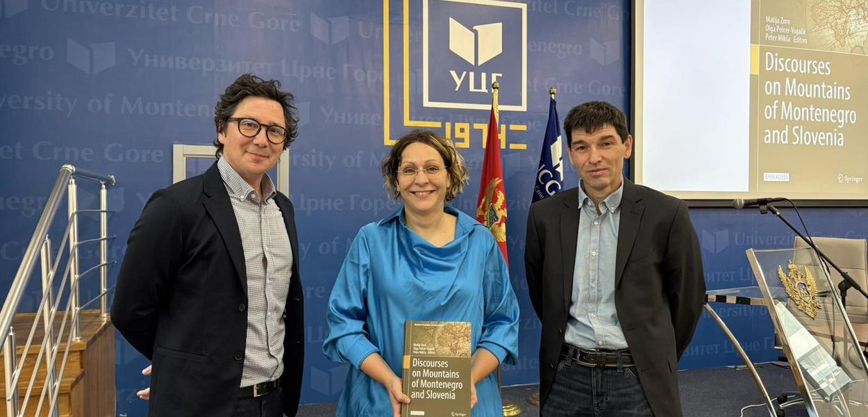 Urednici zbornika Peter Mikša, Olga Pelcer-Vujačić i Matija Zorn (Foto: Portal ETV/BM)