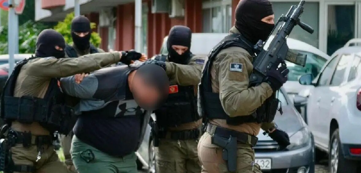 Hapšenje u Crnoj Gori u sklopu međunarodne akcije protiv organizovanog kriminala 15. aprila 2026. (Foto: Europol)