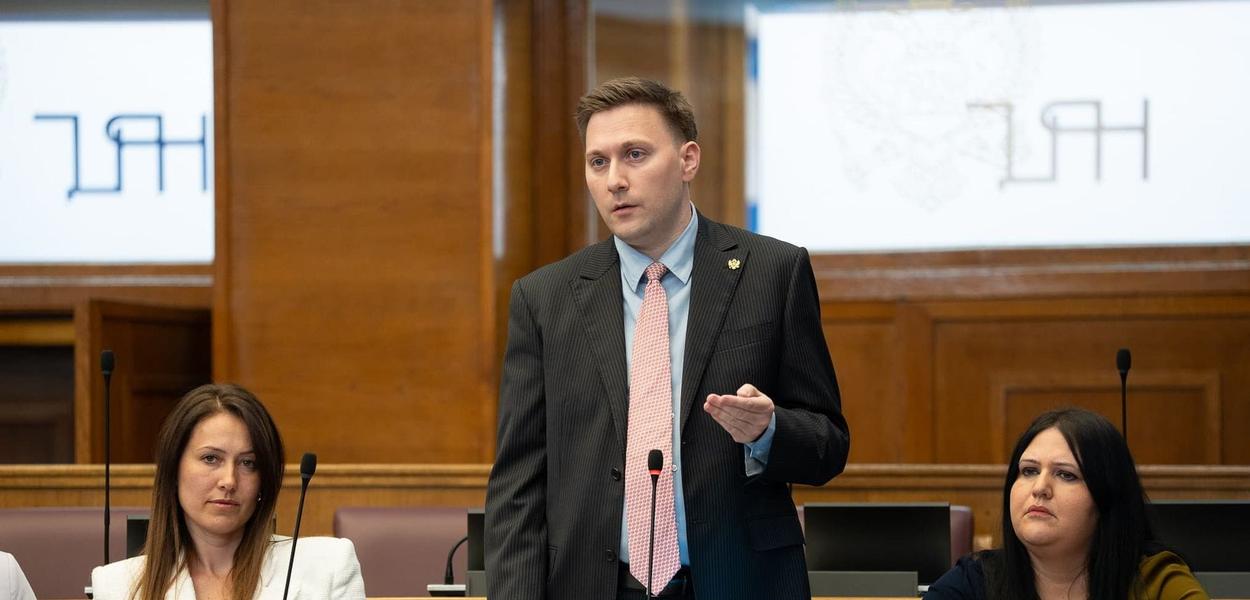 Vojislav Šimun (Foto: Skupština Crne Gore)