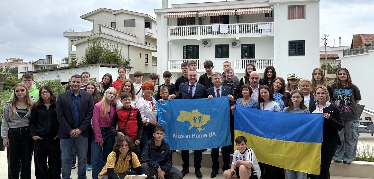 Djeca iz Ukrajine u Ulcinju (Foto: Ministarstvo ljudskih i manjinskih prava)