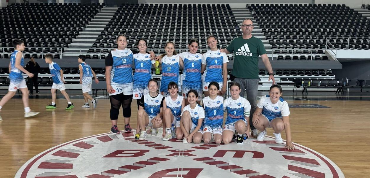 Djevojčice OŠ ,,Vuk Karadžić” (Foto: KK Podgorica Bemax)