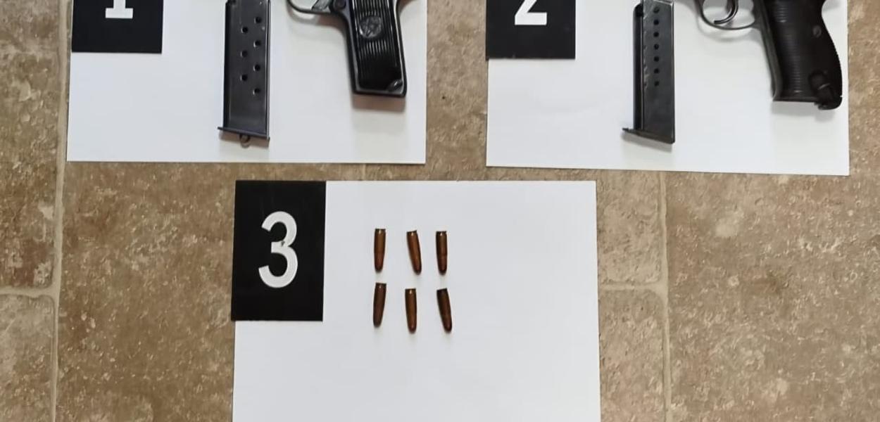Pronađeno oružje (Foto: Uprava policije)