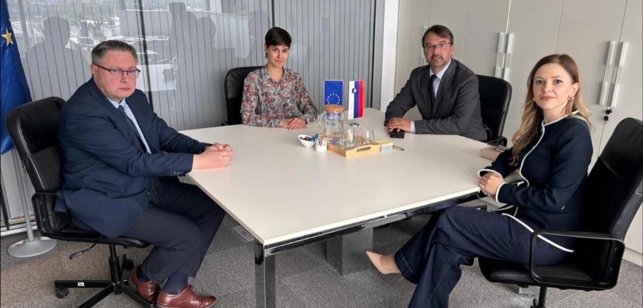 Belan i Cikotić u Ljubljani (Foto: Evropski savez)