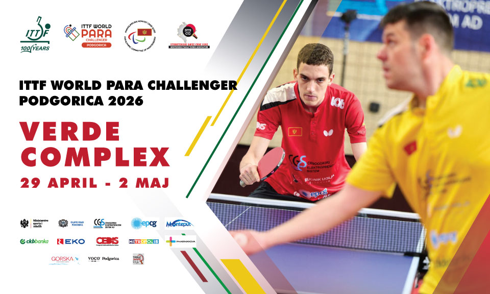 Stonoteniski turnir, plakat (Foto: Paraolimpijski komitet Crne Gore)