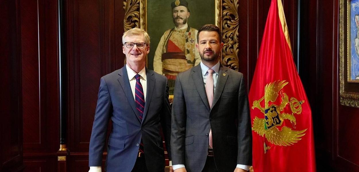 Loton i Milatović (Foto: Kabinet predsjednika Crne Gore)