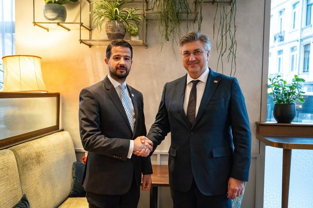 Milatović i Plenković (Foto: Kabinet predsjednika Crne Gore)