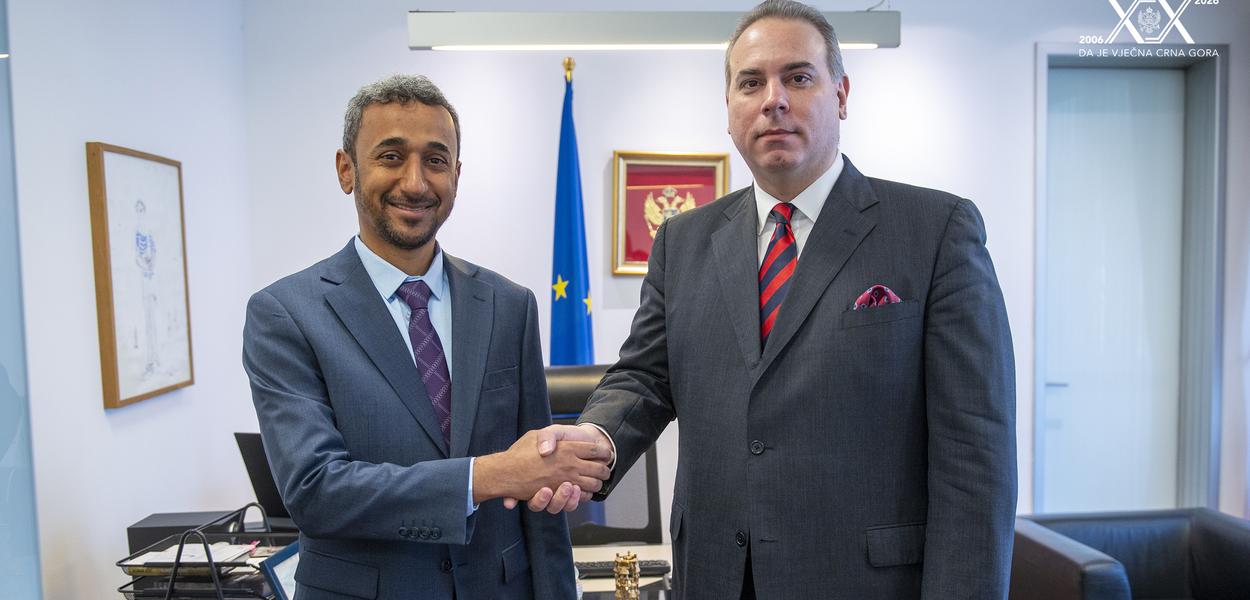 Ivanović sa Al Šemeilijem (Foto: Vlada Crne Gore)