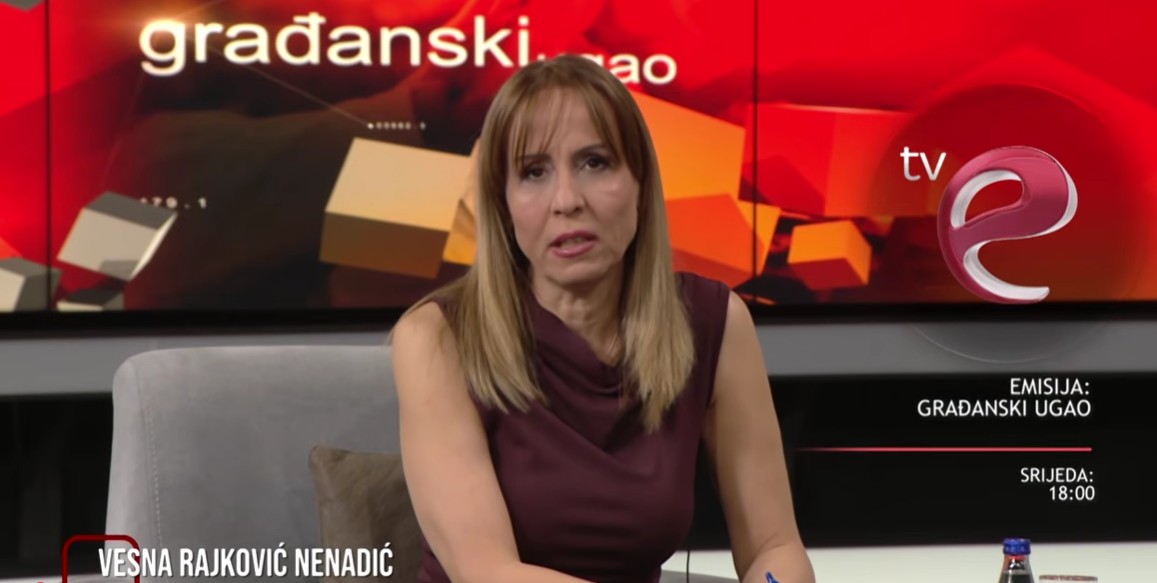 Vesna Rajković Nenadić (Foto: Televizija E, stop kadar)