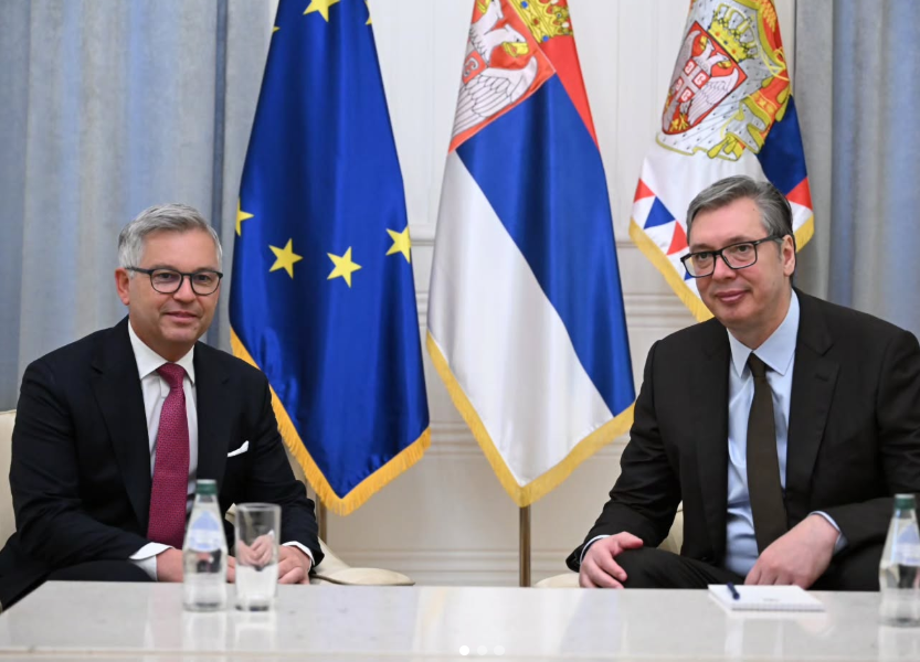 Bruner i Vučić (Foto: Instagram/AV)