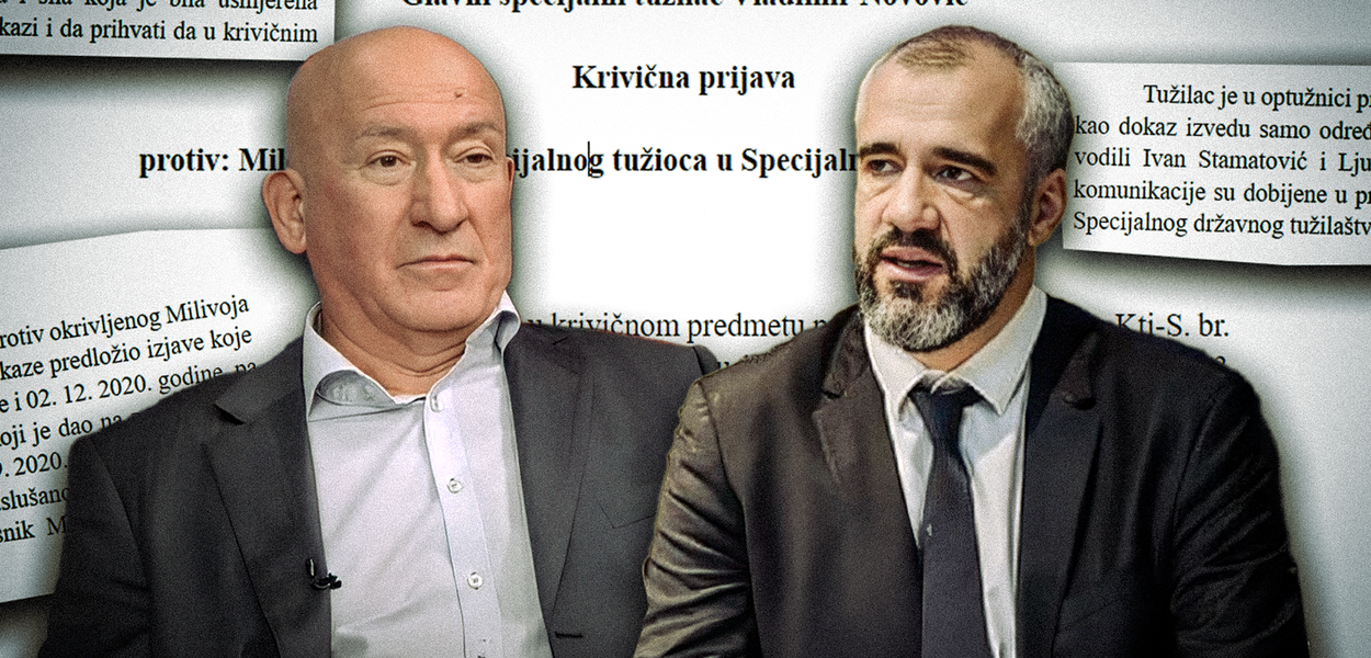 CRIMINAL COMPLAINT STILL WITHOUT EFFECT: Milivoje Katnić and Miloš Šoškić  (Foto: Illustration: Balša Pavićević)