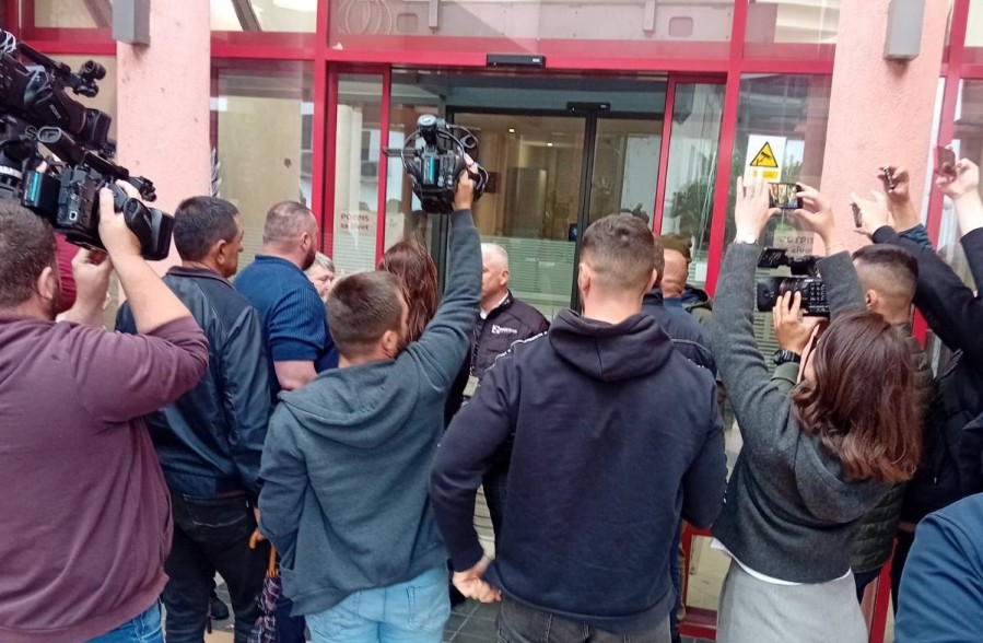 Sa protesta (Foto: RTCG)