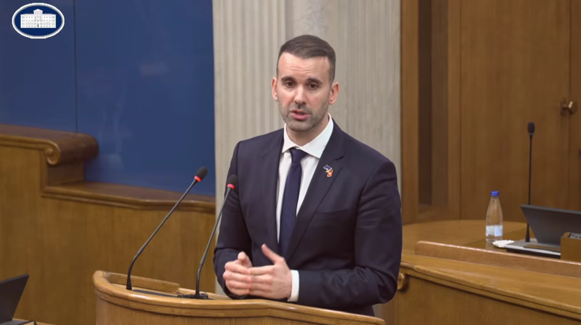 Milojko Spajić (Foto: Skupština Crne Gore/Youtube)