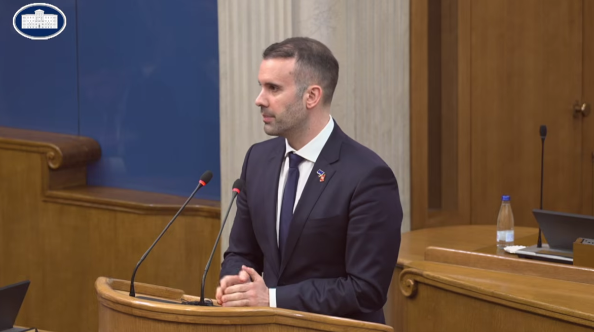 Milojko Spajić (Foto: Skupština Crne Gore/Youtube)