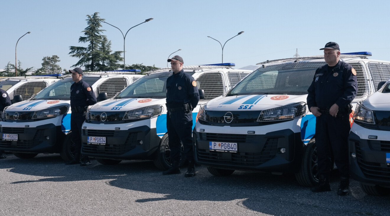 Montenegrin police officers