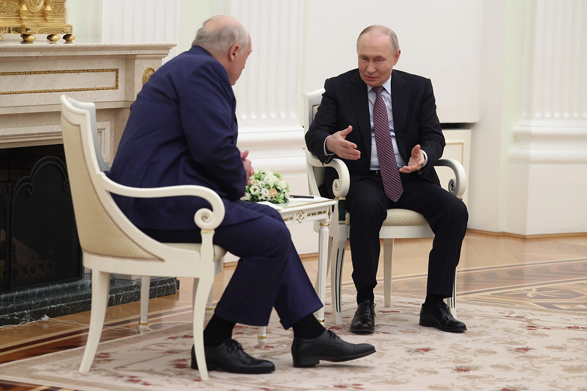 Lukašenko i Putin (Foto: AP)