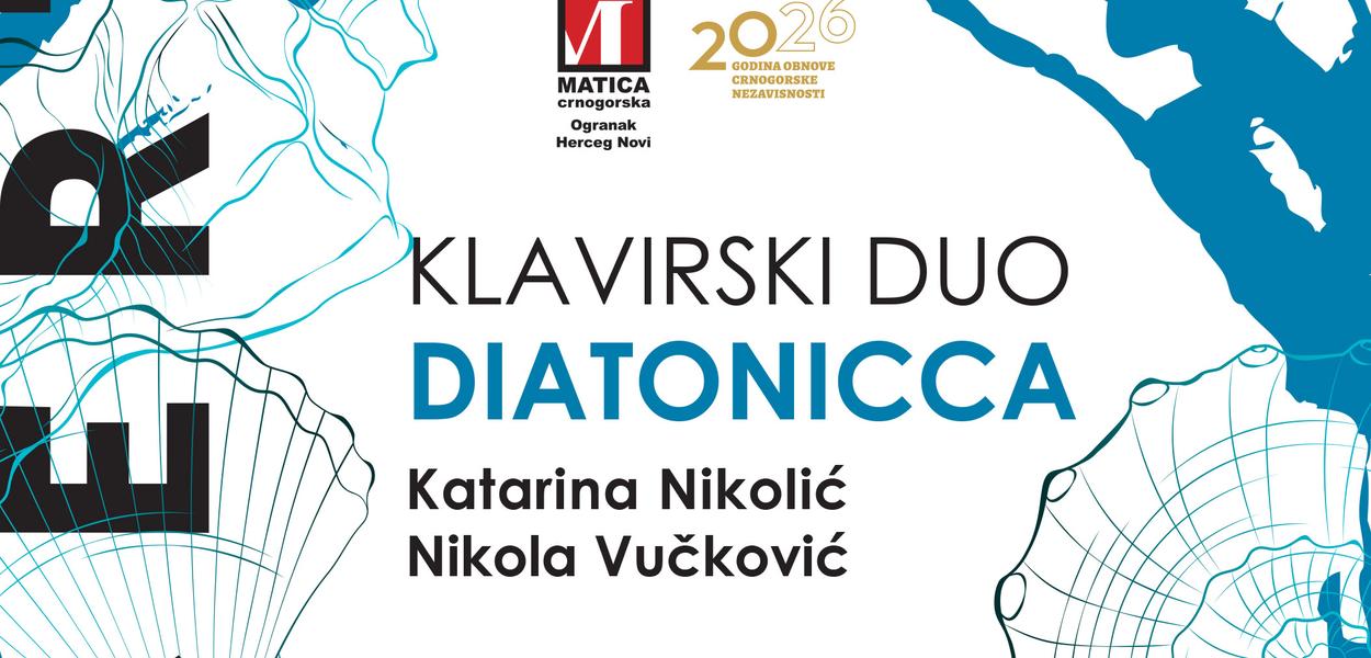 Klavirski duo Diatonicca u subotu u Herceg Novom  (Foto: Matica crnogorska )