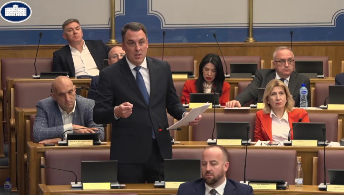 Ivan Vuković (Foto: Skupština Crne Gore - stop kadar)