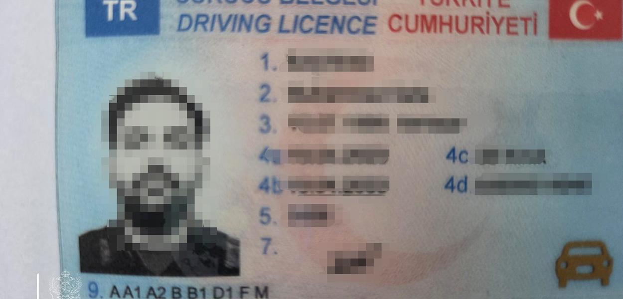 Falsifikovana dozvola (Foto: Uprava policije)