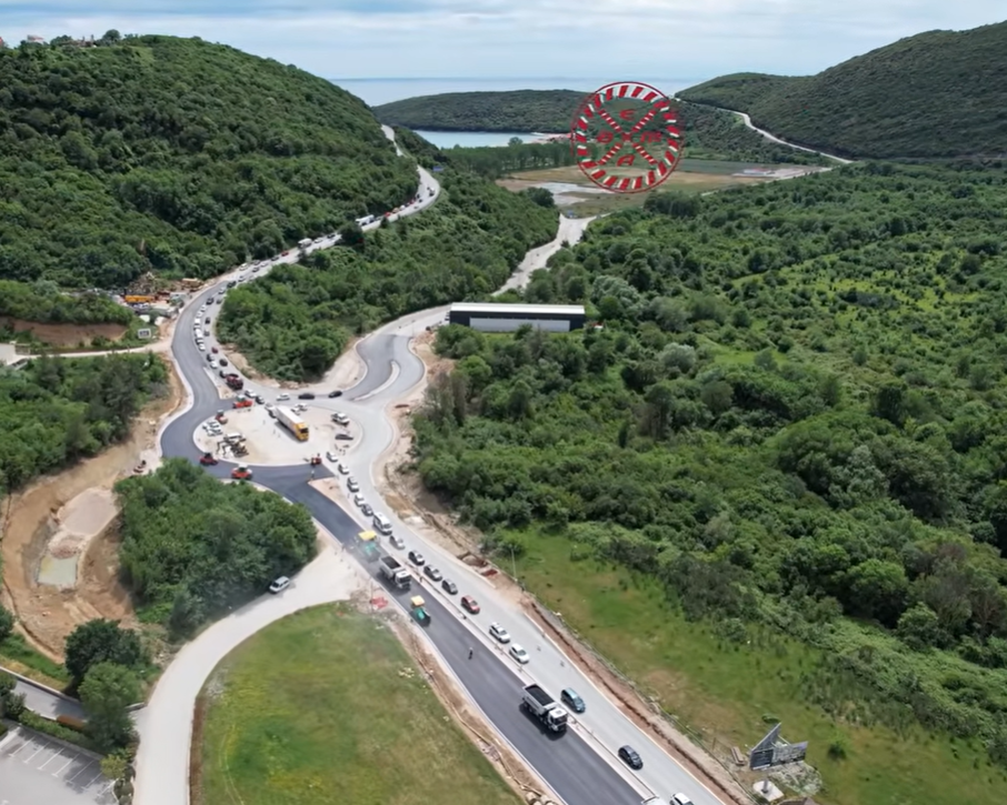 Bulevar Tivat - Jaz (Foto: screenshot)