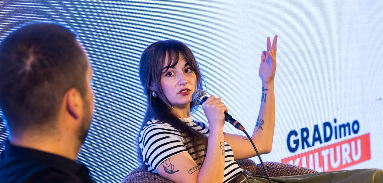 Lana Bastašić u Podgorici (Foto: Mediabiro)