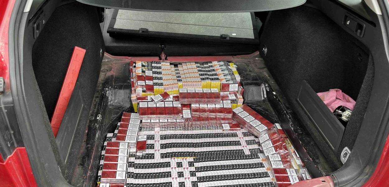 Pronađene cigarete (Foto: Uprava policije)