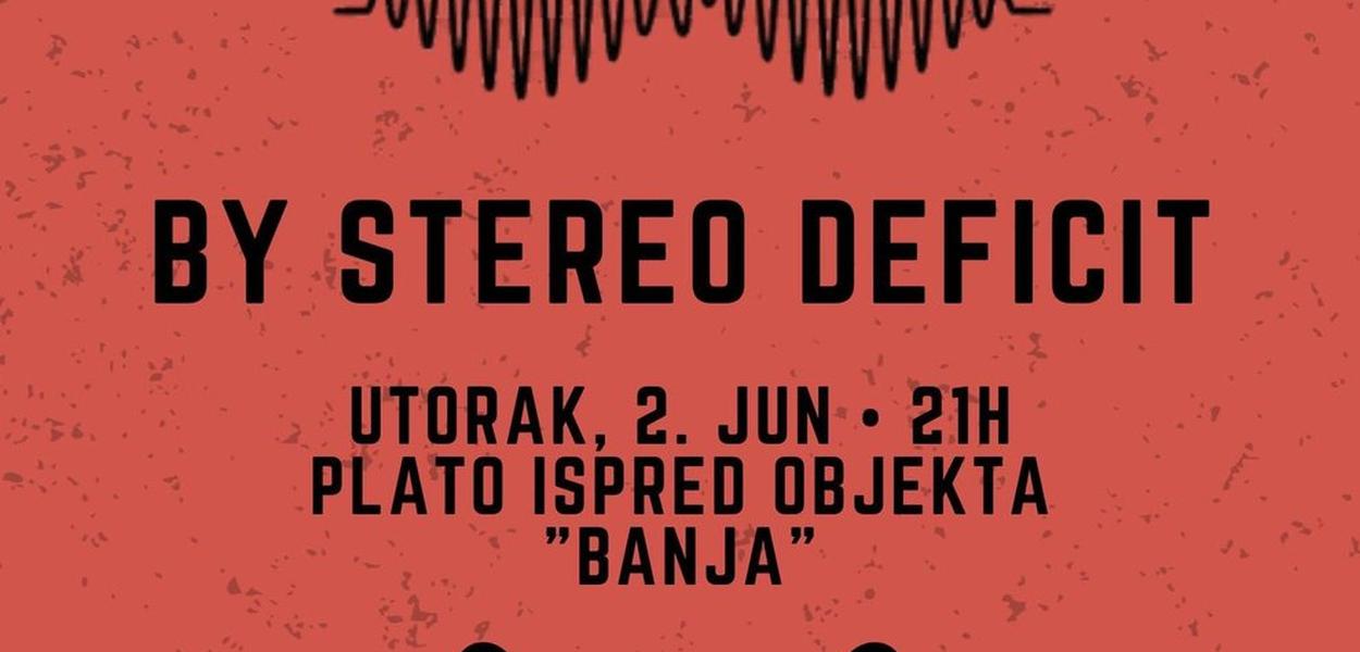Poster za koncert benda Stereo deficit (Foto: Sekretarijat za kulturu Glavnog grada)