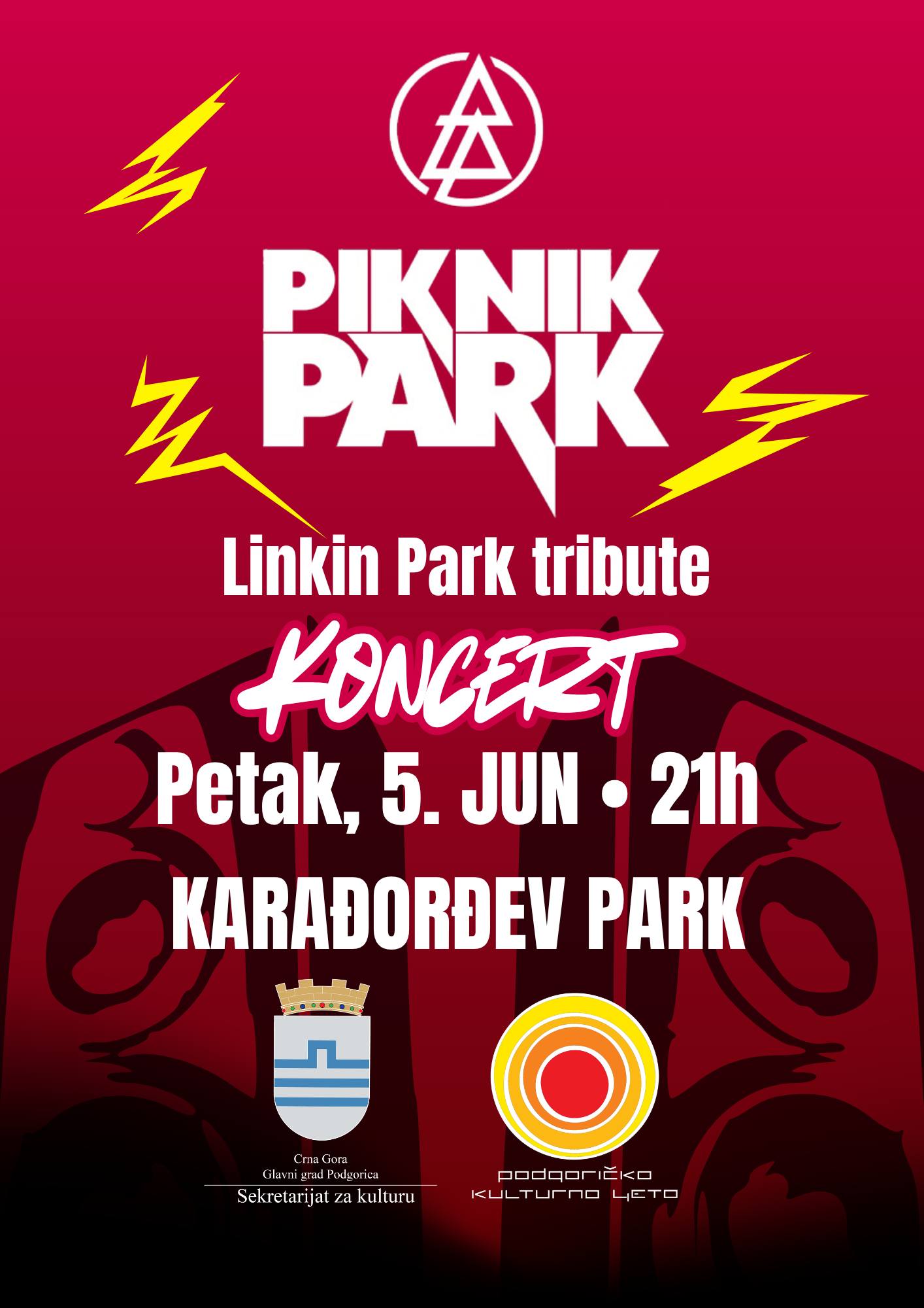 Poster za koncert benda Piknik Park