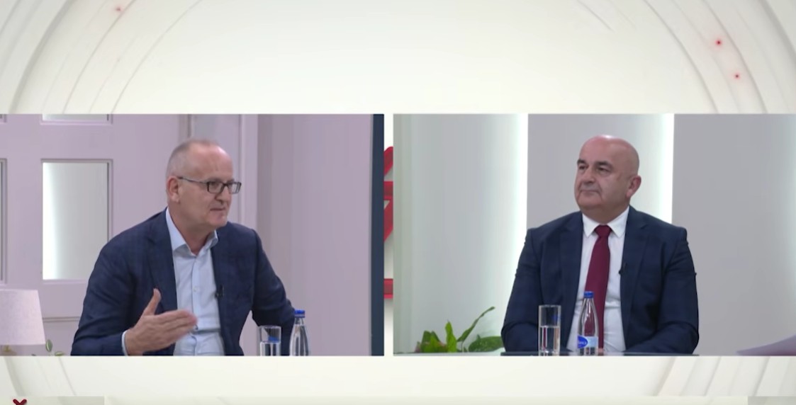Šuković i Joković u emisiji E-uživo (Foto: TV E - stop kadar)