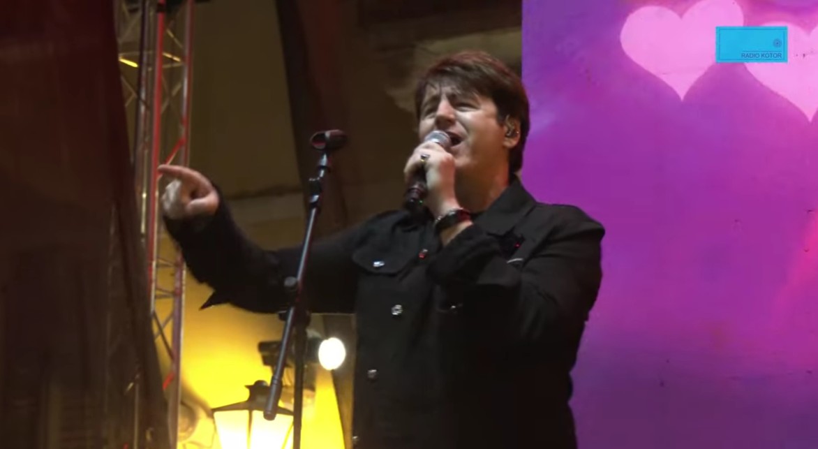Boris Novković u Kotoru (Foto: Radio Kotor - stop kadar)