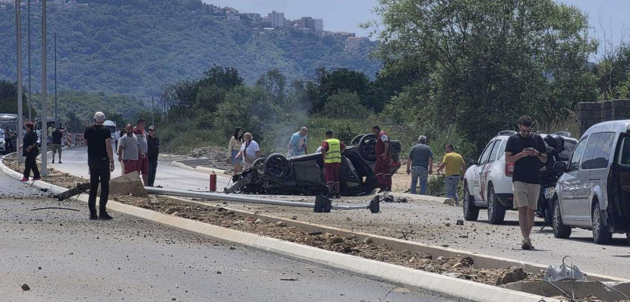 Sa mjesta nezgode (Foto: Patrola CG)