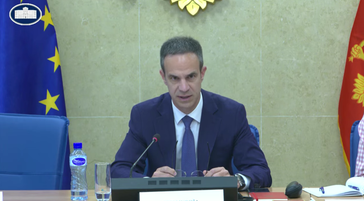 Boris Mugoša (Foto: Skupština Crne Gore/Youtube)
