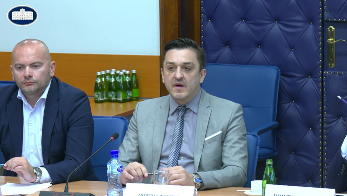 Novica Vuković (Foto: Skupština Crne Gore/Youtube)