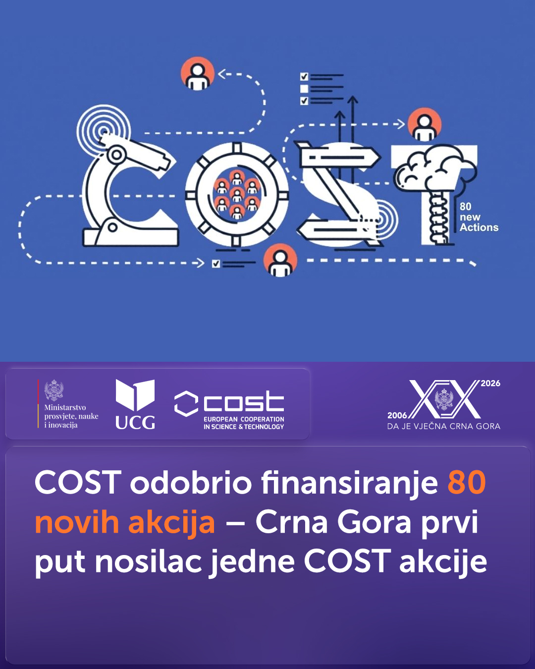 COST vizual (Foto: Ministarstvo prosvjete, nauke i inovacija)