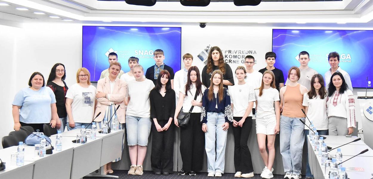 Ukrajinski učenici u posjeti Crnoj Gori (Foto: PKCG)