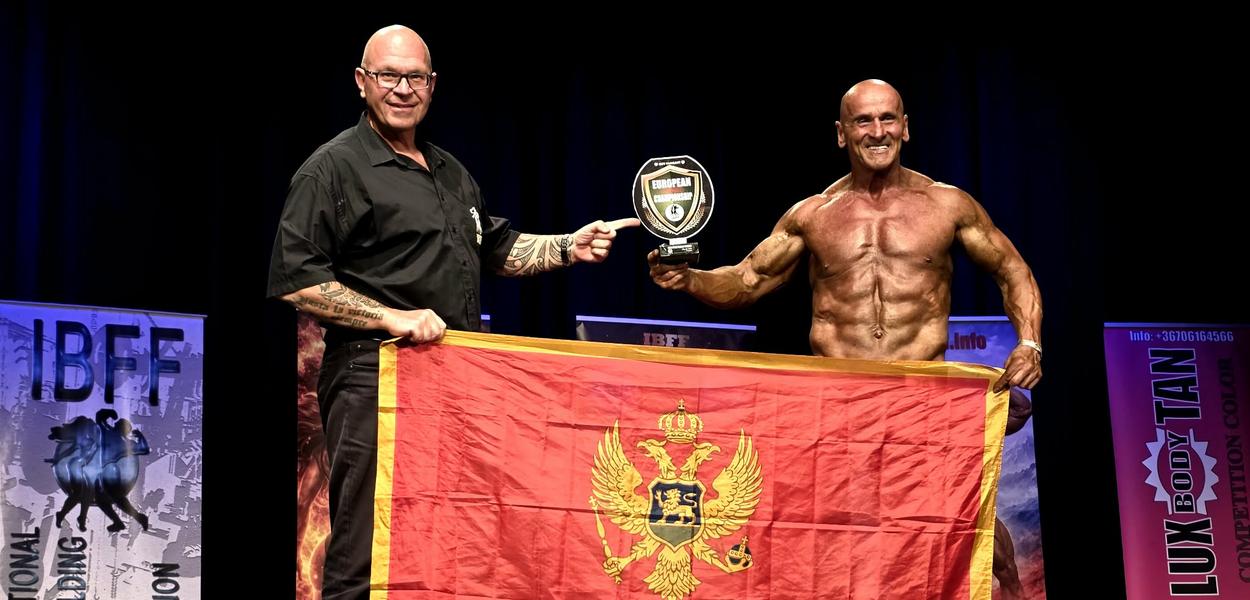 Predsjednik IBFF Duško Madžarović i Cetinjanin Saša Rakočević (Foto: IBFF)