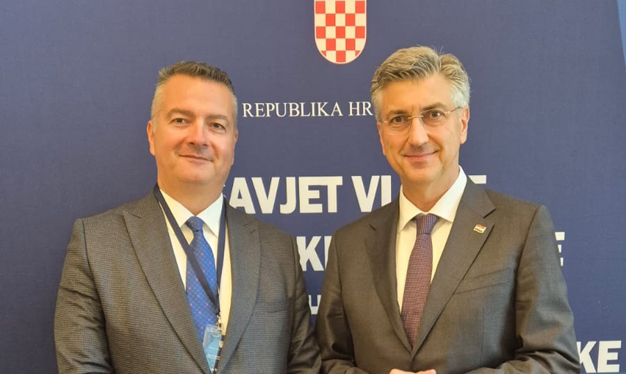 Adrijan Vuksanović i Andrej Plenković (Foto: Hrvatska građanska inicijativa)